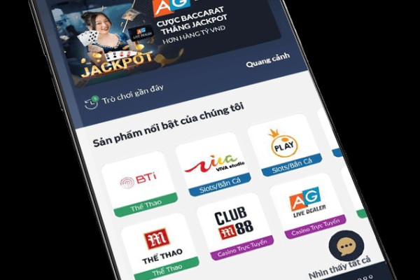 Giao diện ứng dụng di động số đỏ casino 66