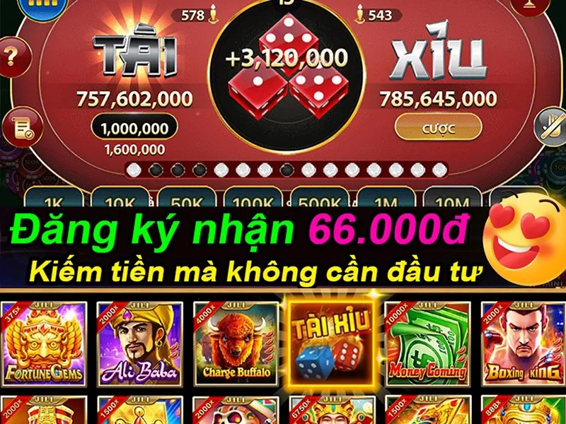 Rồng Hổ tại số đỏ casino 66